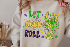 Happy Mardi Gras Png, Mardi Gras PNG, Fleur De Lis coquette Product Image 3