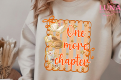Just One More Chapter Png, Book Lover Png, Book Quote Png Product Image 5
