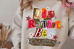 I’d Rather Be Thrifting PNG, Thrift aesthetic Shirt Design Product Image 5