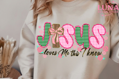 Jesus loves me this I know Png, Valentine Png, Valentine Png Product Image 6
