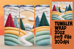 Sublimation Graphics for 20oz Tumbler , Holiday Product Image 1