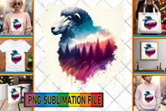 Stylish TOTE BAG Gift Ideas PNG, Animals Art Product Image 1