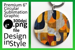 Unique Embroidered Pattern Keychain Designs Product Image 1