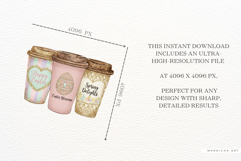 Easter Coffee Cups Clipart Product Image 6