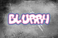 Blurry Graffiti Text Effect | Urban Style Font Product Image 1