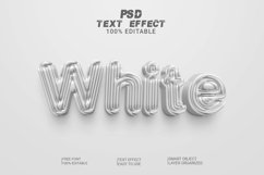 White 3d Editable Text Effect Style Product Image 1