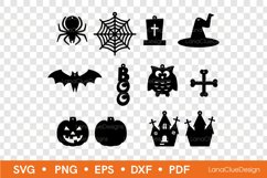 10 Halloween Earrings SVG Bundle for Crafters Product Image 3