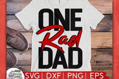 One Rad Dad SVG DXF PNG EPS Cutting Files Product Image 1
