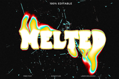 Melted Editable Text Effect and Font Style Product Image 1