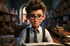 3D Character Child Boy Teacher with relevant environment Product Image 1