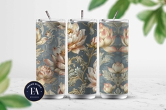Vintage Mughal Lotus Pattern | Indian Lotus Floral Texture Product Image 2