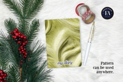 Matcha Latte Swirl Pattern, Creamy Matcha Abstract Paper Product Image 4