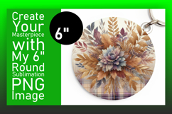Lovely Round Design for Car Coasters , Autumn Flower Product Image 1