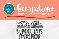 School Bus Monitor svg - SchoolBus monitor subway art design Product Image 2