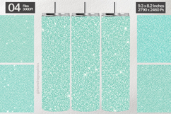 Mint Sparkle Tumbler Wrap| Tumbler Sublimation Product Image 1