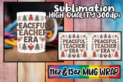 Joyous memories 11oz 15oz mug wrap, Teacher Product Image 1
