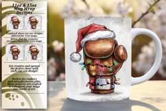 Charming 15oz Mug Wrap Png Artwork , Holiday Product Image 1