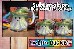 Autumnal Euphoria: 3D Halloween Mug Sublimation Wraps Product Image 1