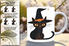 Halloween Critter Mug 11oz/15oz Wrap PNG Product Image 1