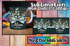 Whimsical charm 11oz 15oz mug wrap, Mother's Day Product Image 1