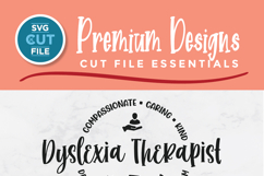 Dyslexia Therapist svg, an LDT or CDT svg for crafters Product Image 2