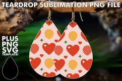 Sweet Teardrop EARRINGS Ideas, Valentine's Pattern Product Image 1