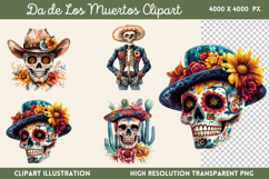Da de Los Muertos Sublimation PNG Product Image 1