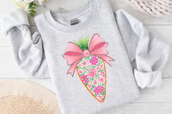 Carrot Easter Clipart, Happy Easter Sublimation PNG Product Image 3