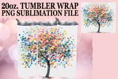 Enchanting Dynamic Vibrant Nature's Floral Tumbler Product Image 1