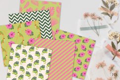 10 Tropical Summer Pattern, Tropical Summer Digital Paper Product Image 2