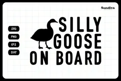 Funny Car Sticker Saying | Vehicle Decal - Silly Goose Product Image 3