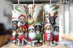 Christmas Dog Tumbler Wrap - Christmas Tumbler Design Product Image 1