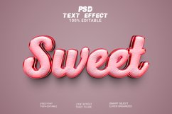 Sweet PSD Text Effect Style Product Image 1
