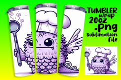 FASHIONABLE 20oz Tumbler PNG Design , Monster Product Image 1