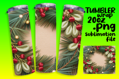20oz Tumbler Design for Sublimation , Christmas Product Image 1