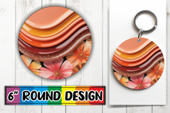 Luminous Circle Coasters Sublimation, Pattern Product Image 1