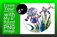 Gorgeous Circle Design Coaster Template , Flowers Product Image 1