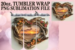 Floral Harmony Tumbler Sublimation - Summer Splendor Product Image 1