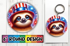 Radiant Sublimation Coasters, USA Animals Product Image 1