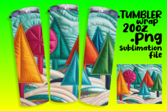 20oz Tumbler Design for Sublimation , Holiday Product Image 1