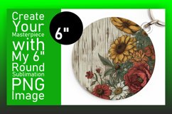 Vintage Floral Round Sublimation Collection Product Image 1