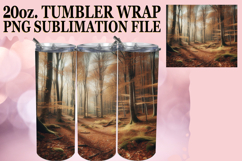 Cheerful days 20oz tumbler wrap, Autumn Product Image 1