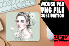 Timeless Mouse Pad Sublimation Style, Beauty Woman Product Image 1