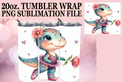 ENCHANTING SMILES 20oz TUMBLER WRAP, Dino Product Image 1