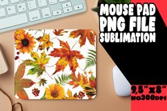 Cozy Fall Mouse Pad Pattern with Watercolor Product Image 1