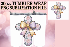 Enchanted reflections 20oz tumbler wrap, Cross and Bow Product Image 1