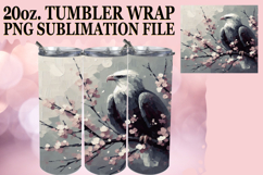 Uplifting spirits 20oz tumbler wrap, Birds Product Image 1