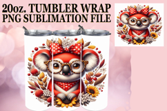 RADIANT DAYS 20oz TUMBLER WRAP, Cute Animals Product Image 1