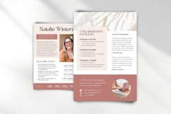 Speaker Sheet Template Canva, Editable Media Kit Product Image 6