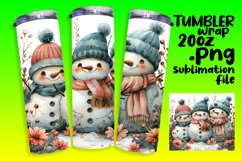 Festive Gingerbread Wrap 20oz Tumbler Sublimation Product Image 1